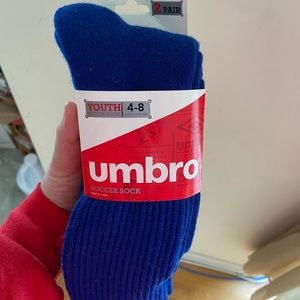 Brand New Umbro Youth Royal Blue Soccer Socks